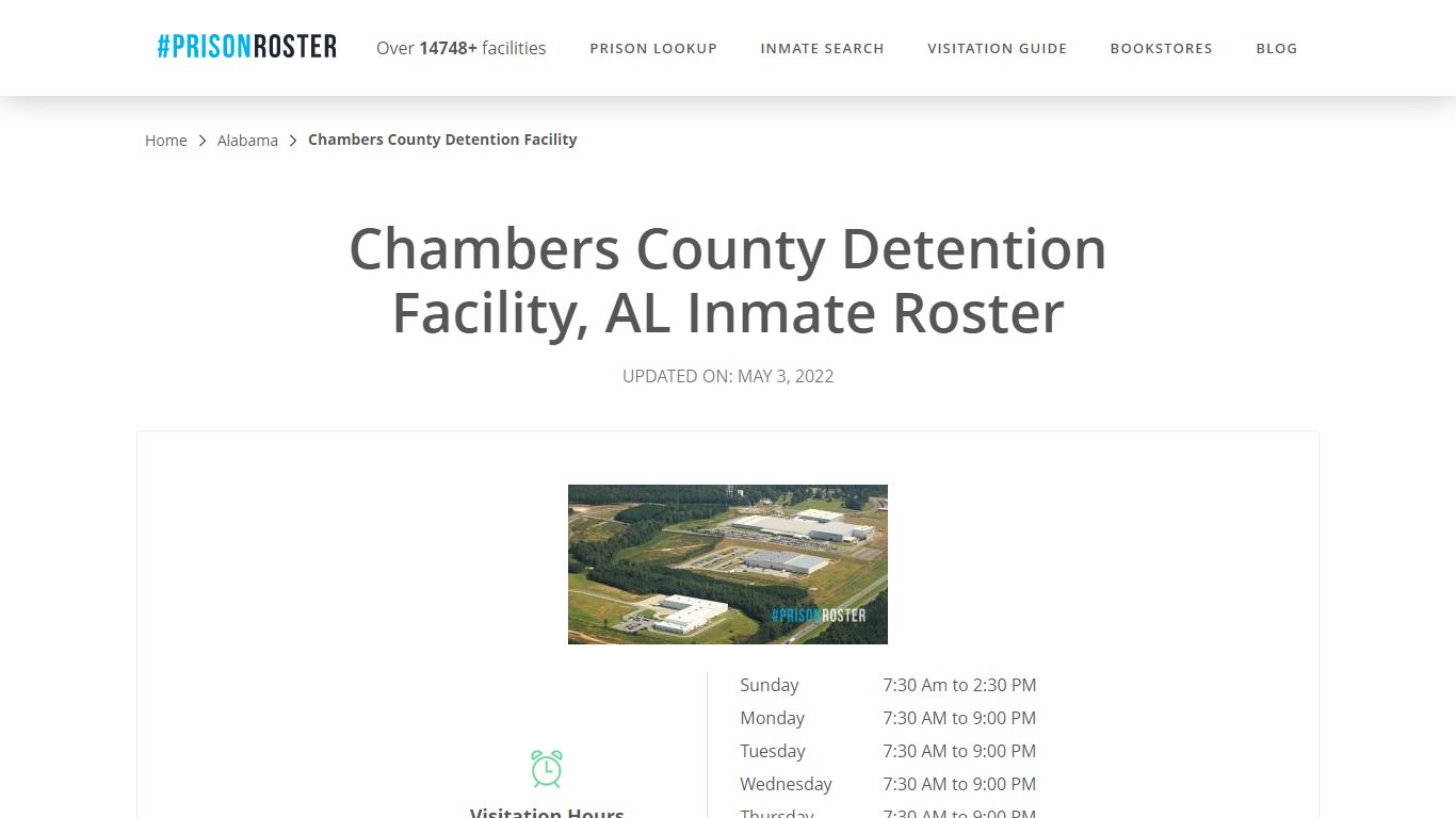 Chambers County Detention Facility, AL Inmate Roster